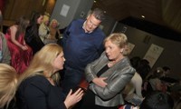 Ms. Frances Fitzgerald TD, Minister for Children and Youth Affairs meets with some of the Award recipients