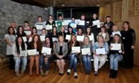 Ms. Frances Fitzgerald, Minister for Children with the Award recipients